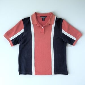 Dockers Kids Coral & Navy Polo Shirt